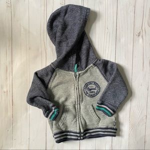 Oshkosh Full Zip Hooded Sweatshirt For Baby